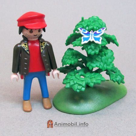 Butterfly 3 White and Blue