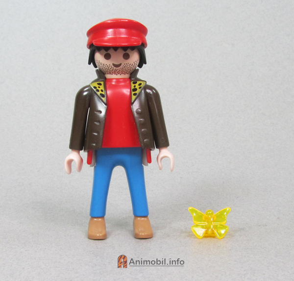 Butterfly Clip Clear Yellow 2