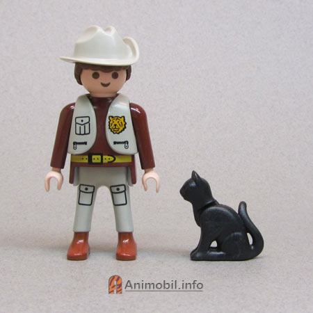 Cat Sitting Black