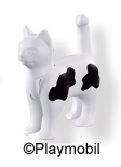 Cat Standing White Spotted 4