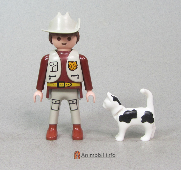 Cat Standing White Spotted