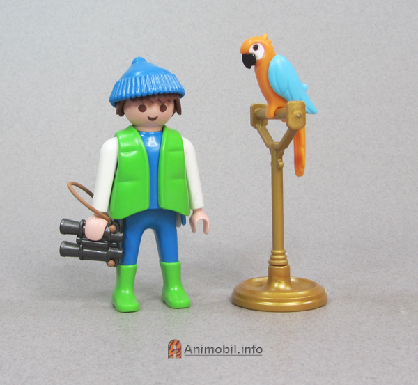 Parrot Yellow with Blue