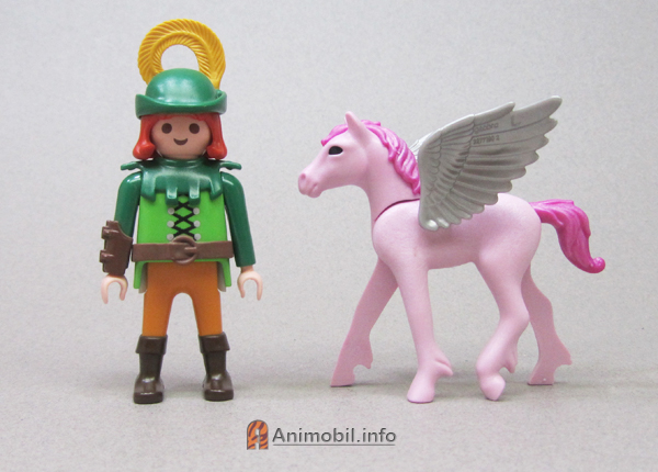 Pegasus Baby Pink and Silver