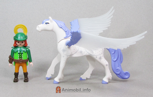 Pegasus White and Lavendar