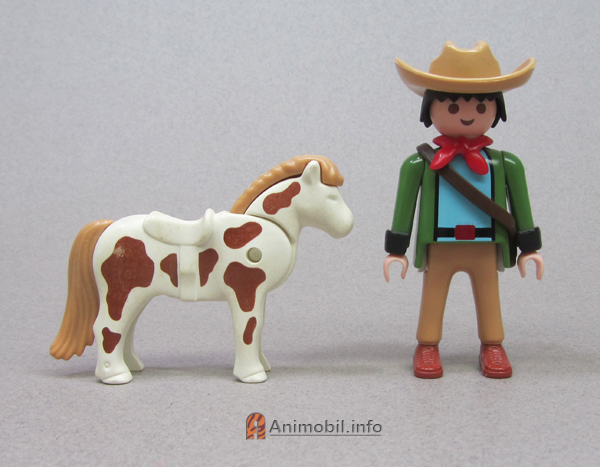 Pony White Brown Spotted 2