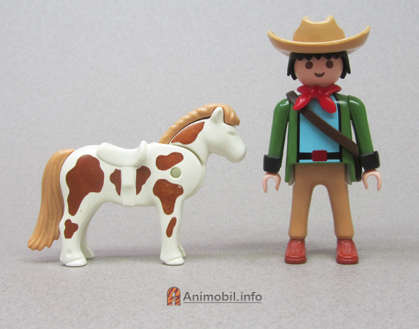 Pony White Brown Spotted 2