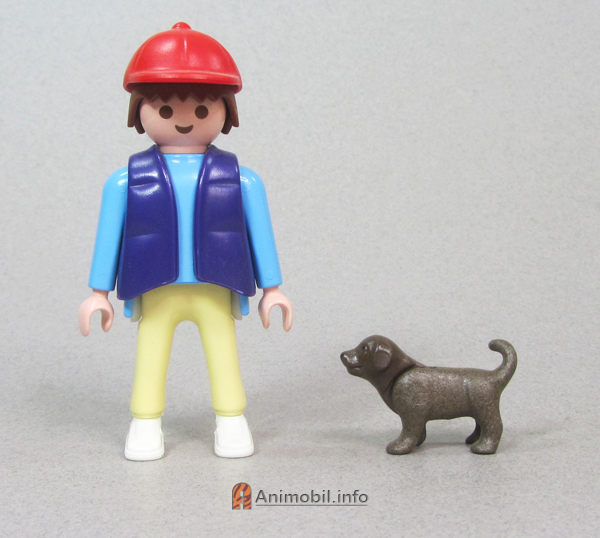Puppy Standing Dark Brown