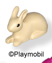 Rabbit Large 2 Laying Light Tan