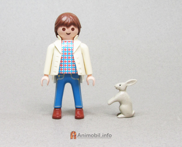 Rabbit Large Standing Up Grey 2