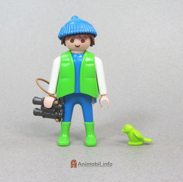 Songbird Bright Green Head Up