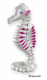 Seahorse Giant White