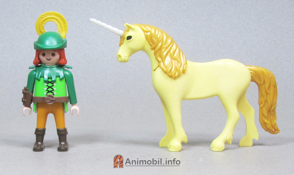 Unicorn Yellow with White Horn