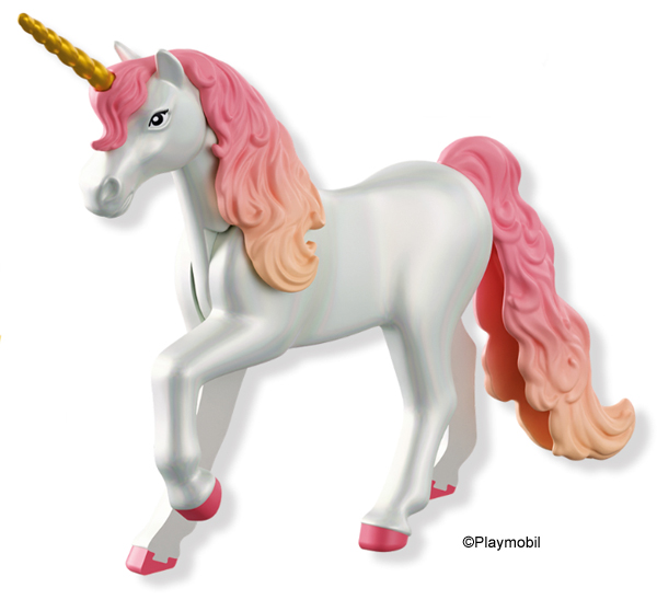 Unicorn 3 White with Peach Pink