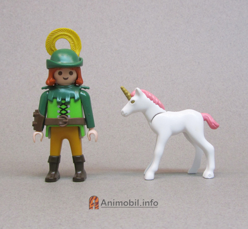 Unicorn Baby White with Pink Mane and Gold Horn
